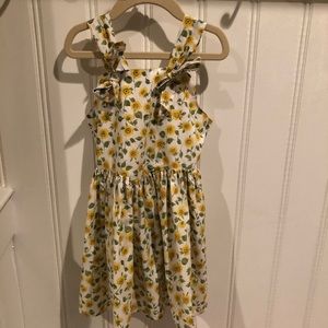 Vintage Miele Sunflower Pinafore Dress
